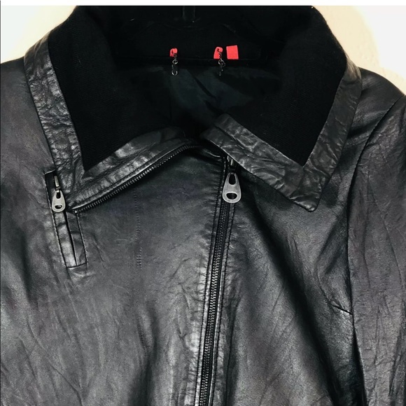 Doma Leather Black Motorcycle Jacket Women’s Large - Picture 3 of 7